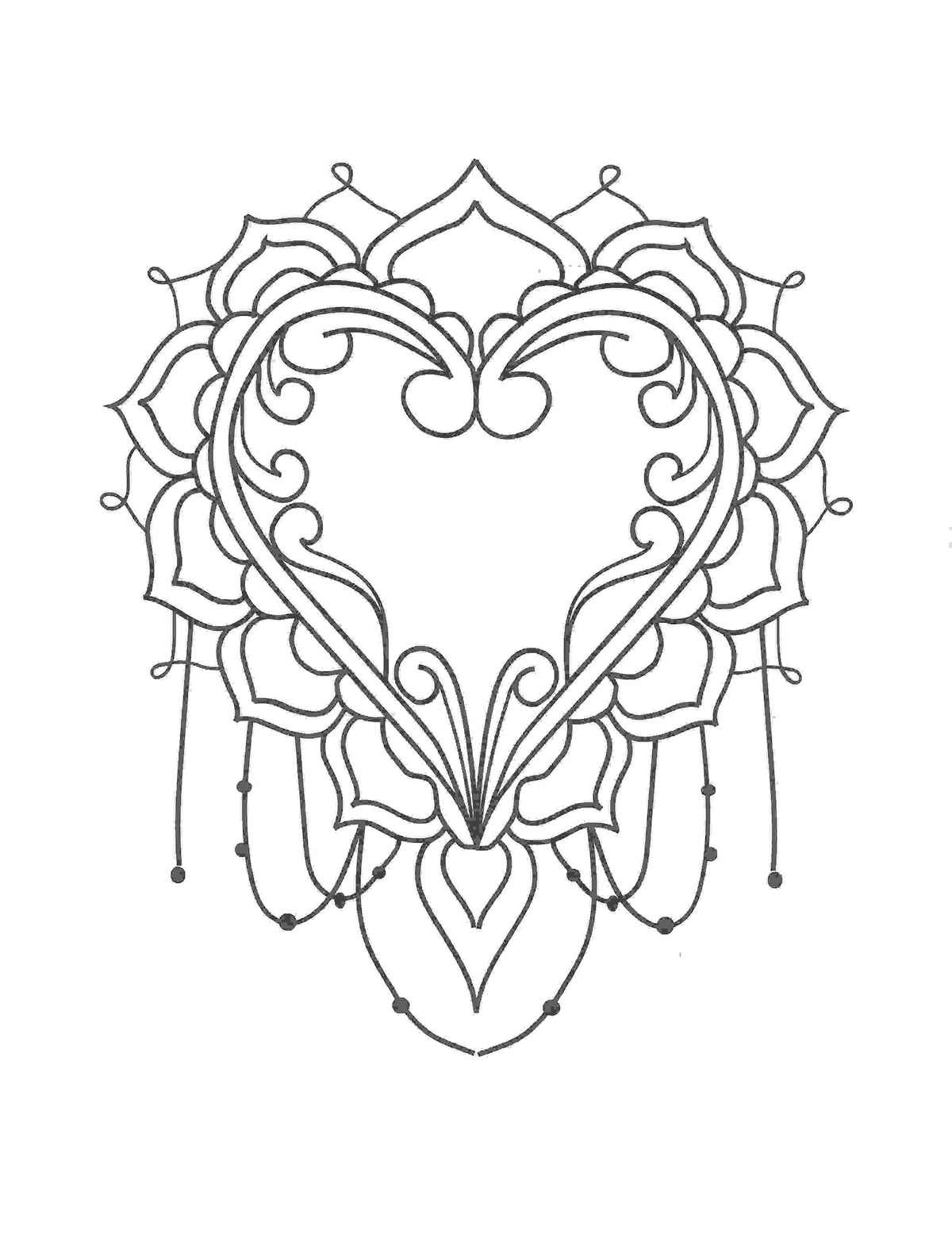 Vinyl Decal "Corazon Boho"