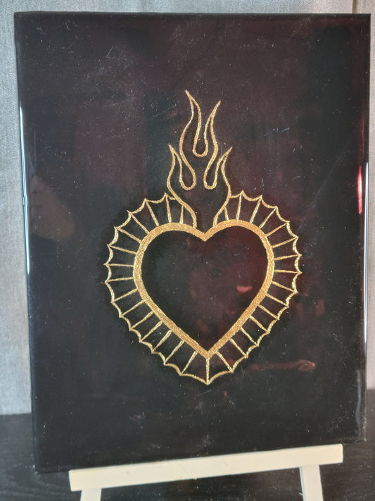 Handpainted "Corazon Primero"