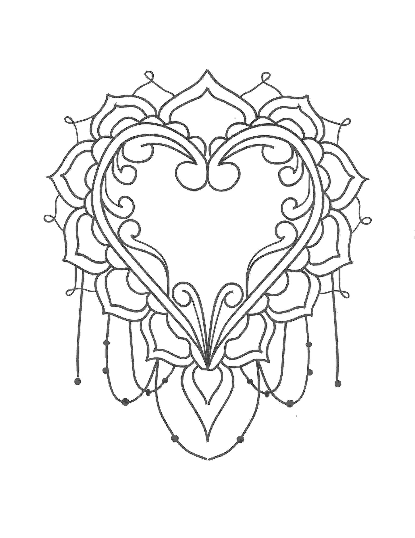 Vinyl Decal "Corazon Boho"