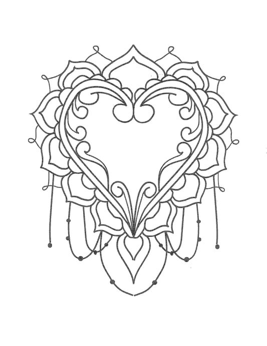 Vinyl Decal "Corazon Boho"