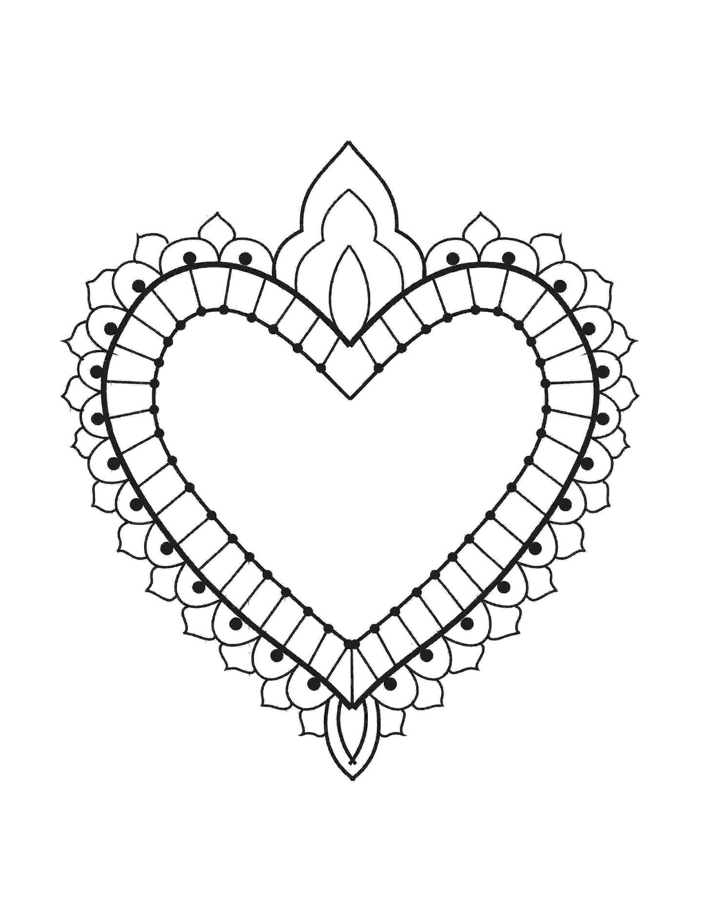 Vinyl Decal "Corazon Bolitas"