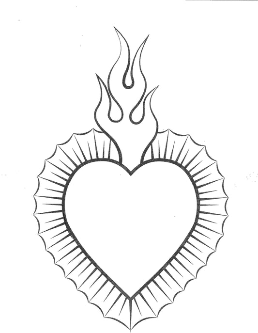 Vinyl Decal "Corazon Primera"